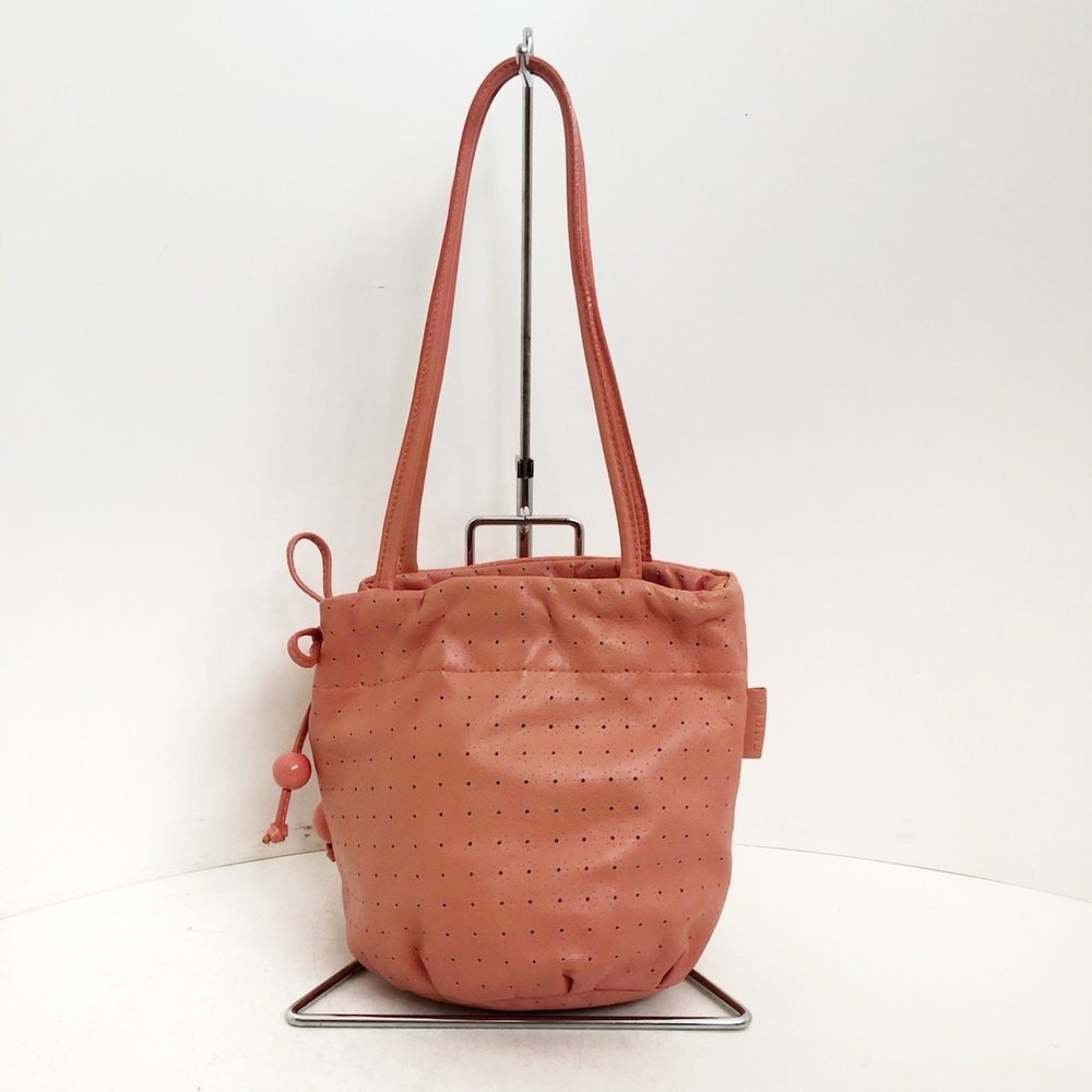 Furla Shoulder Bag Punching Leather Pink